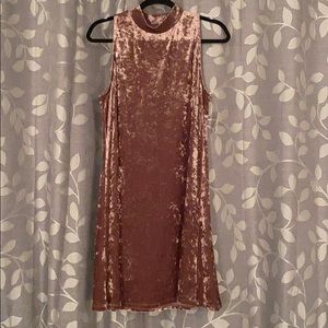 Suede dress